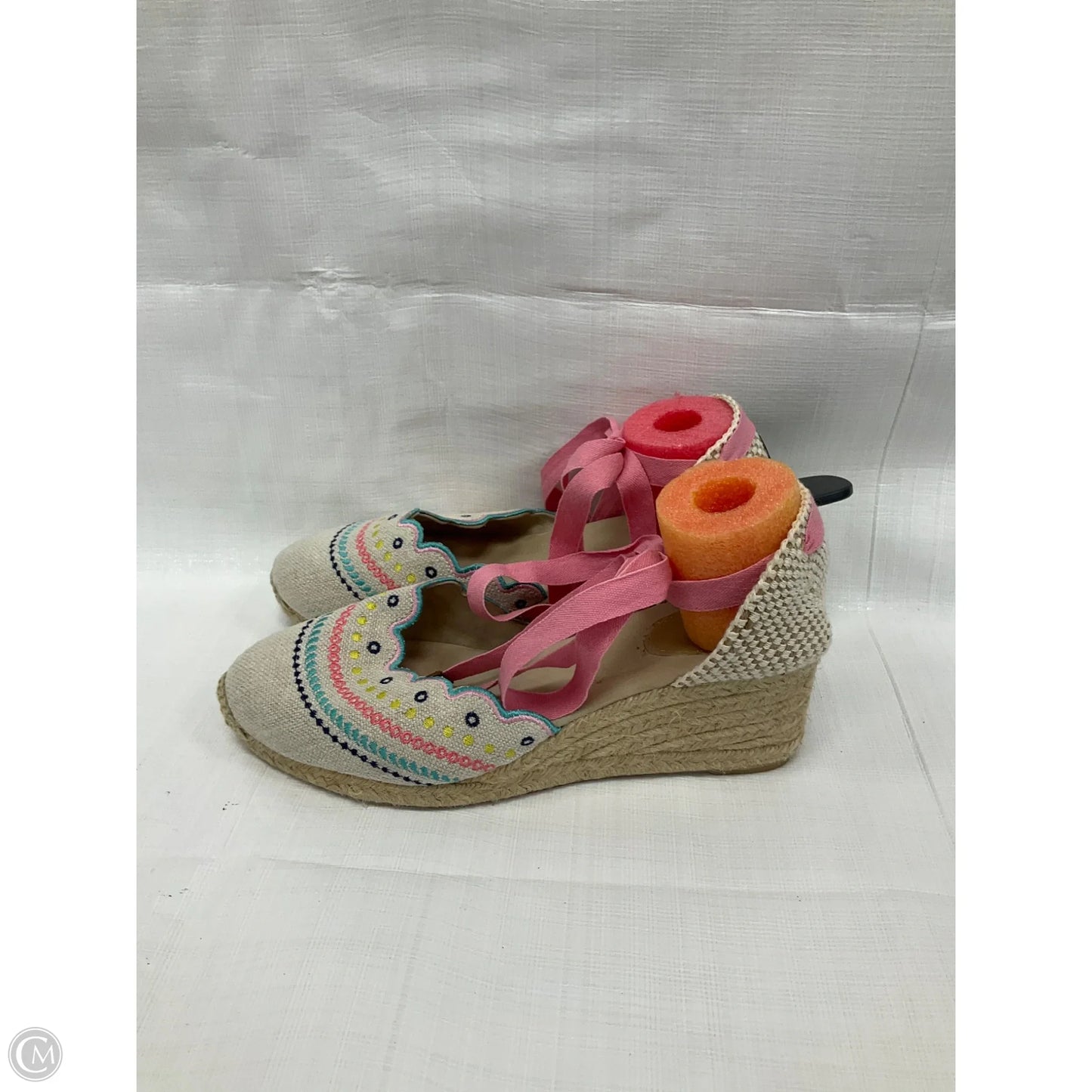 Shoes Heels Block By Boden In Beige, Size: 10