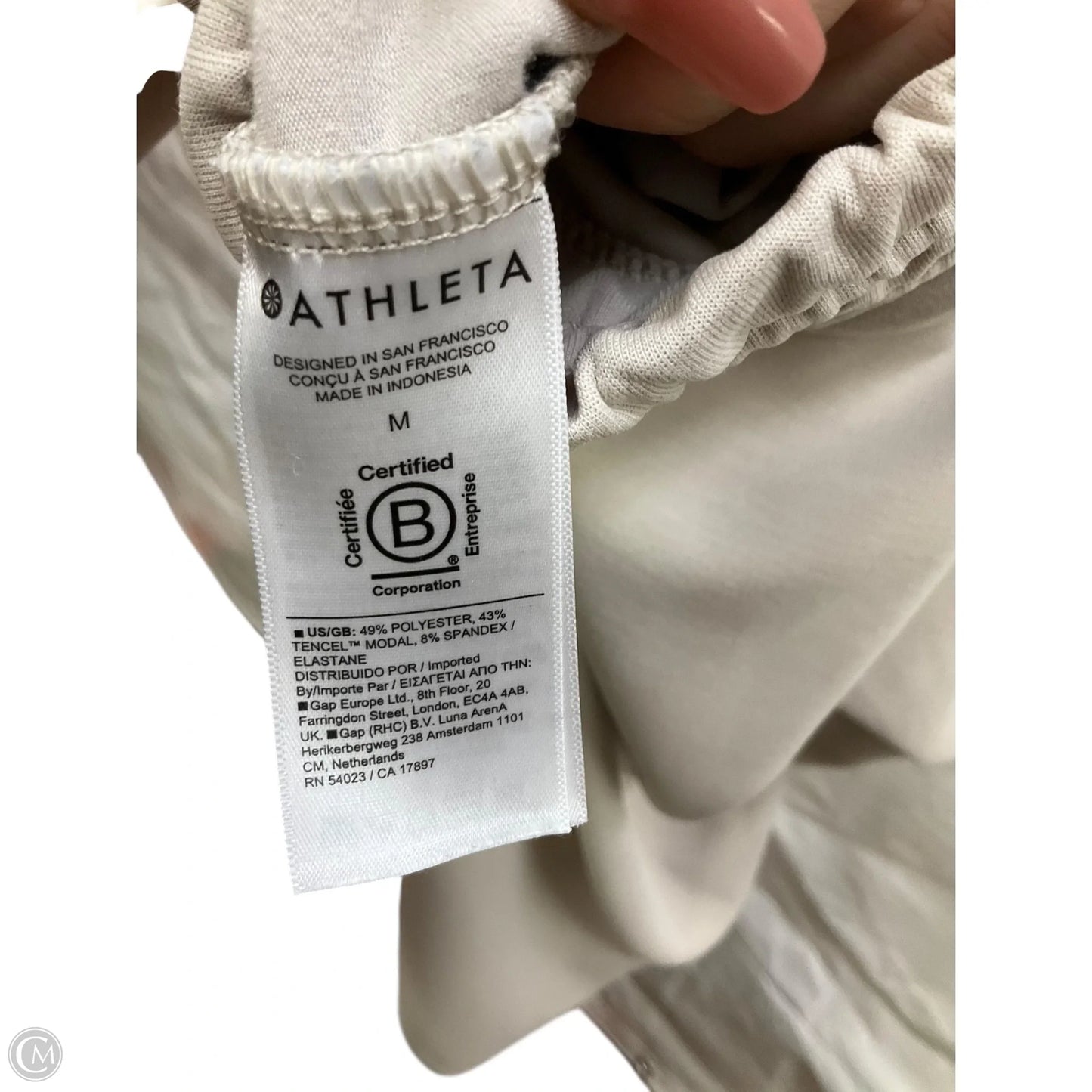 Athletic Pants By Athleta In Taupe, Size: M