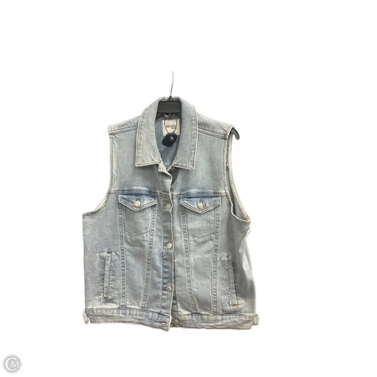 Vest Other By Kensie In Blue Denim, Size: Xl