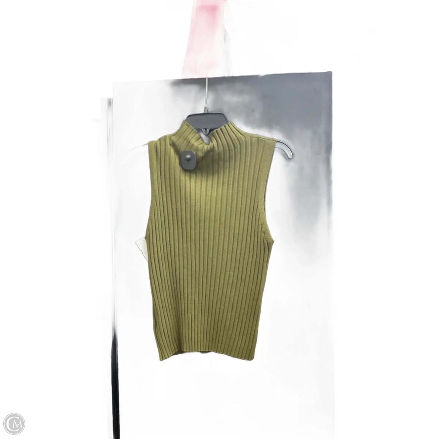 Top Sleeveless Basic By A New Day In Green, Size: Xl