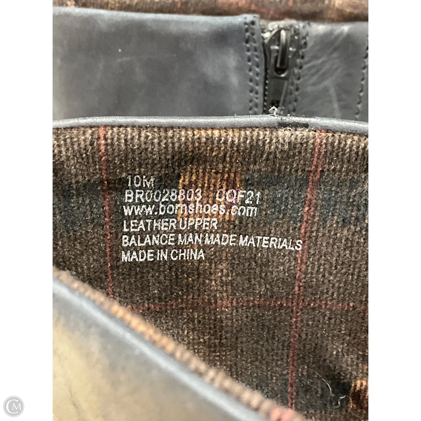 Boots Knee Flats By Born In Grey, Size: 10