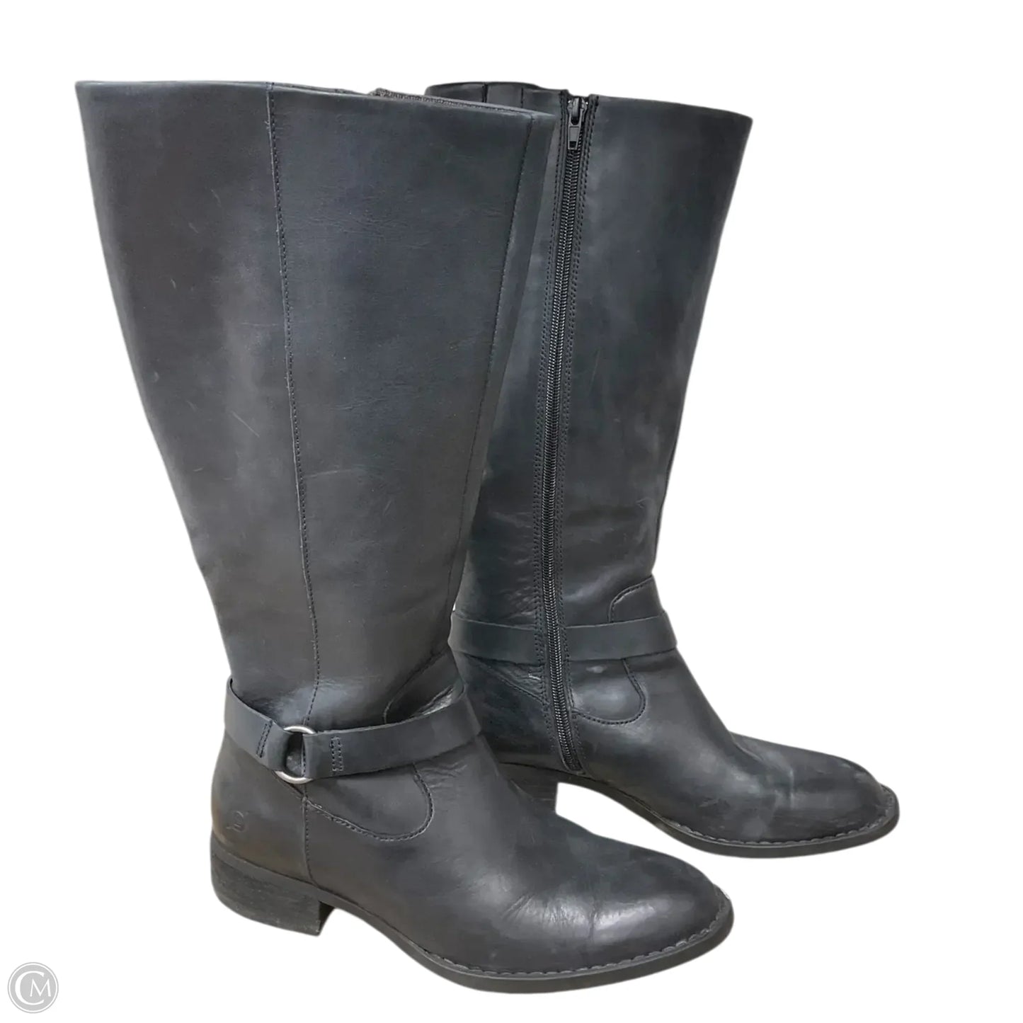 Boots Knee Flats By Born In Grey, Size: 10