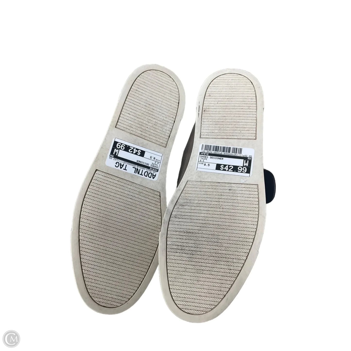 Shoes Designer By Frye In Taupe, Size: 8.5