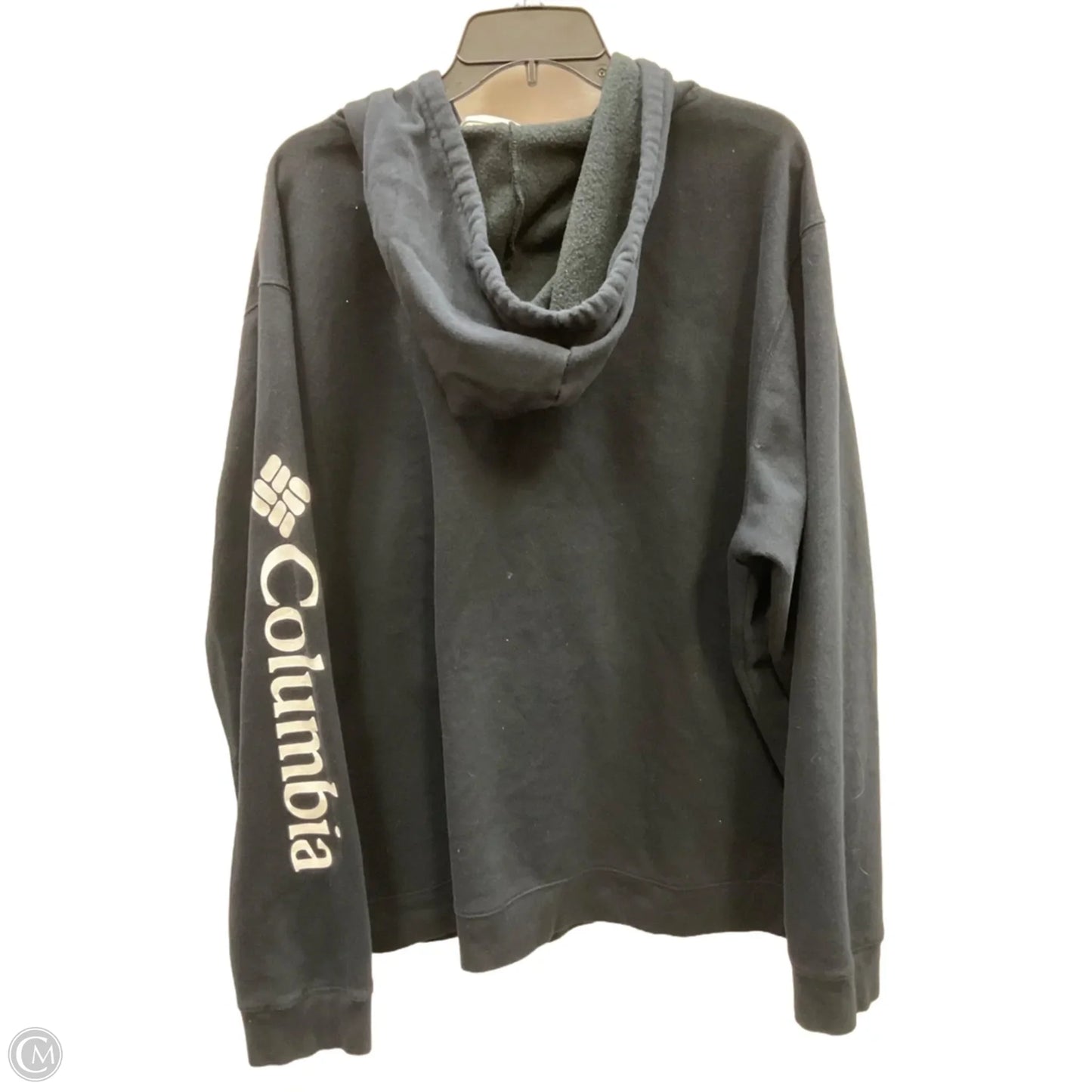 Athletic Top Long Sleeve Hoodie By Columbia In Black, Size: Xxl