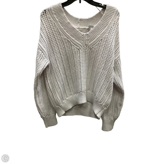 Sweater By Design History In White, Size: M