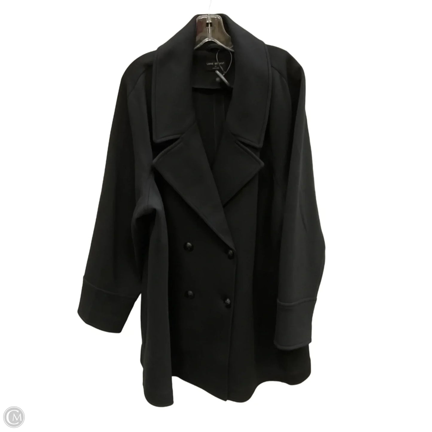 Coat Peacoat By Lane Bryant In Black, Size: 3x