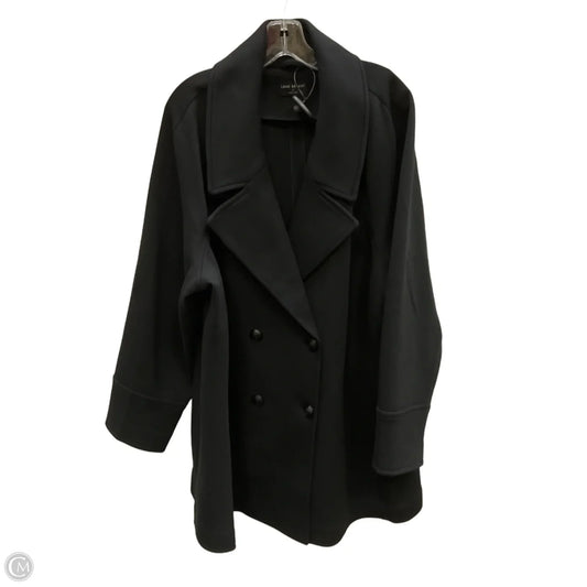 Coat Peacoat By Lane Bryant In Black, Size: 3x