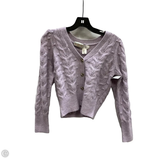 Cardigan By Jessica Simpson In Purple, Size: S