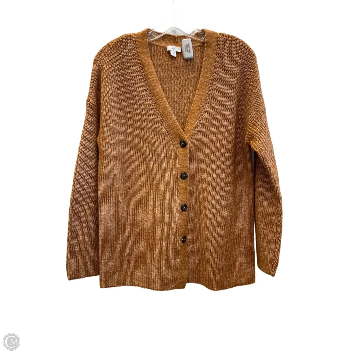 Cardigan By J. Jill In Orange, Size: Sp