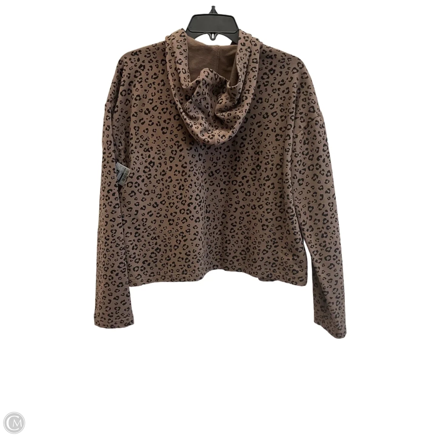 Sweatshirt Hoodie By Bb Dakota In Animal Print, Size: L