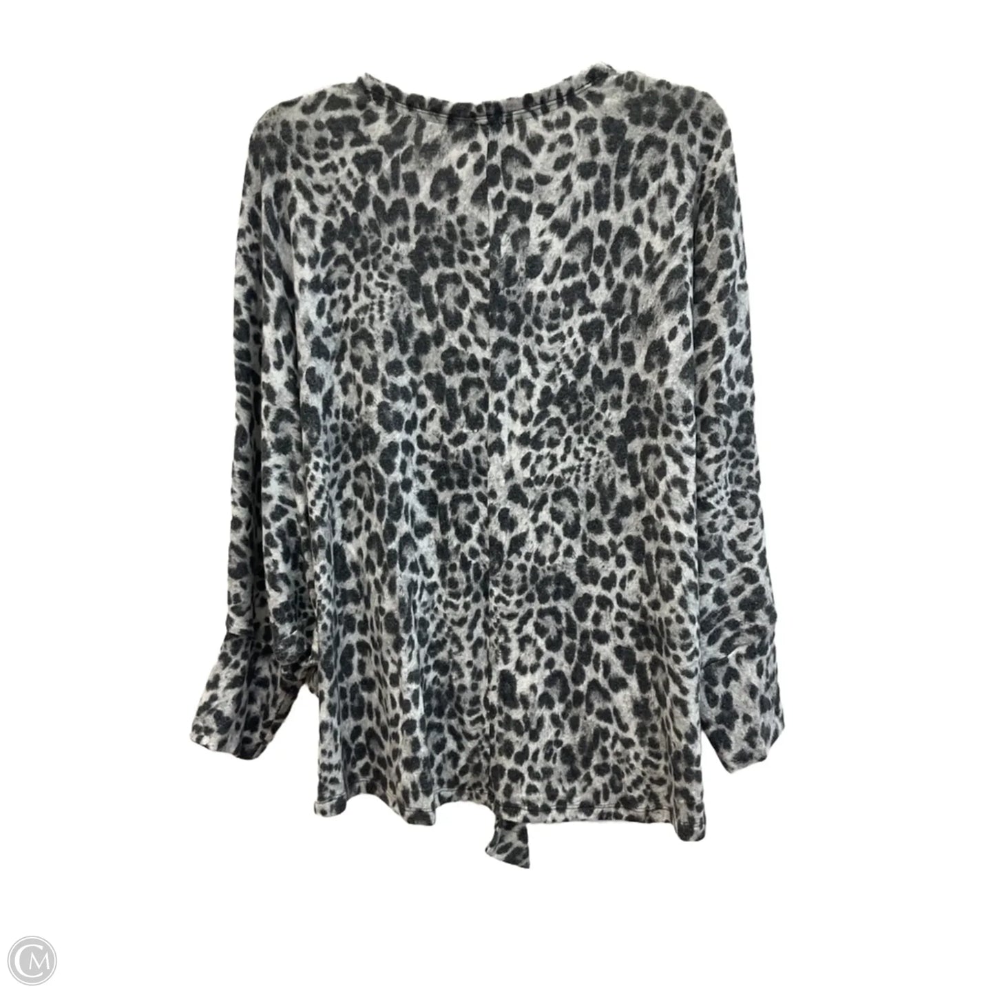 Cardigan By Chicos In Animal Print, Size: L