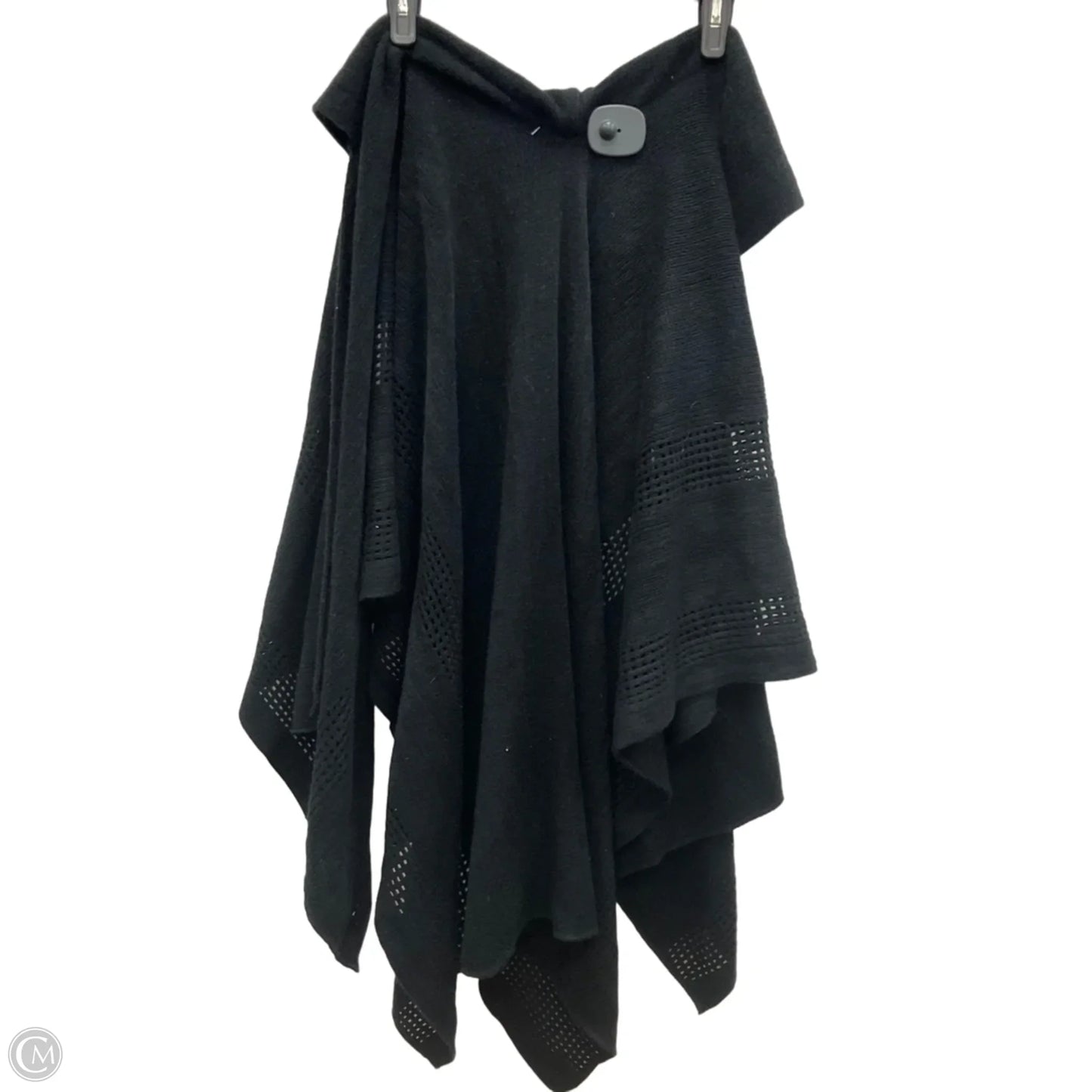 Poncho By Calvin Klein In Black, Size: Osfm