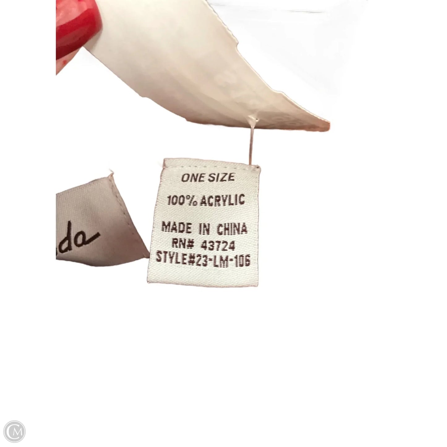 Poncho By Moda Intl In Orange, Size: Osfm