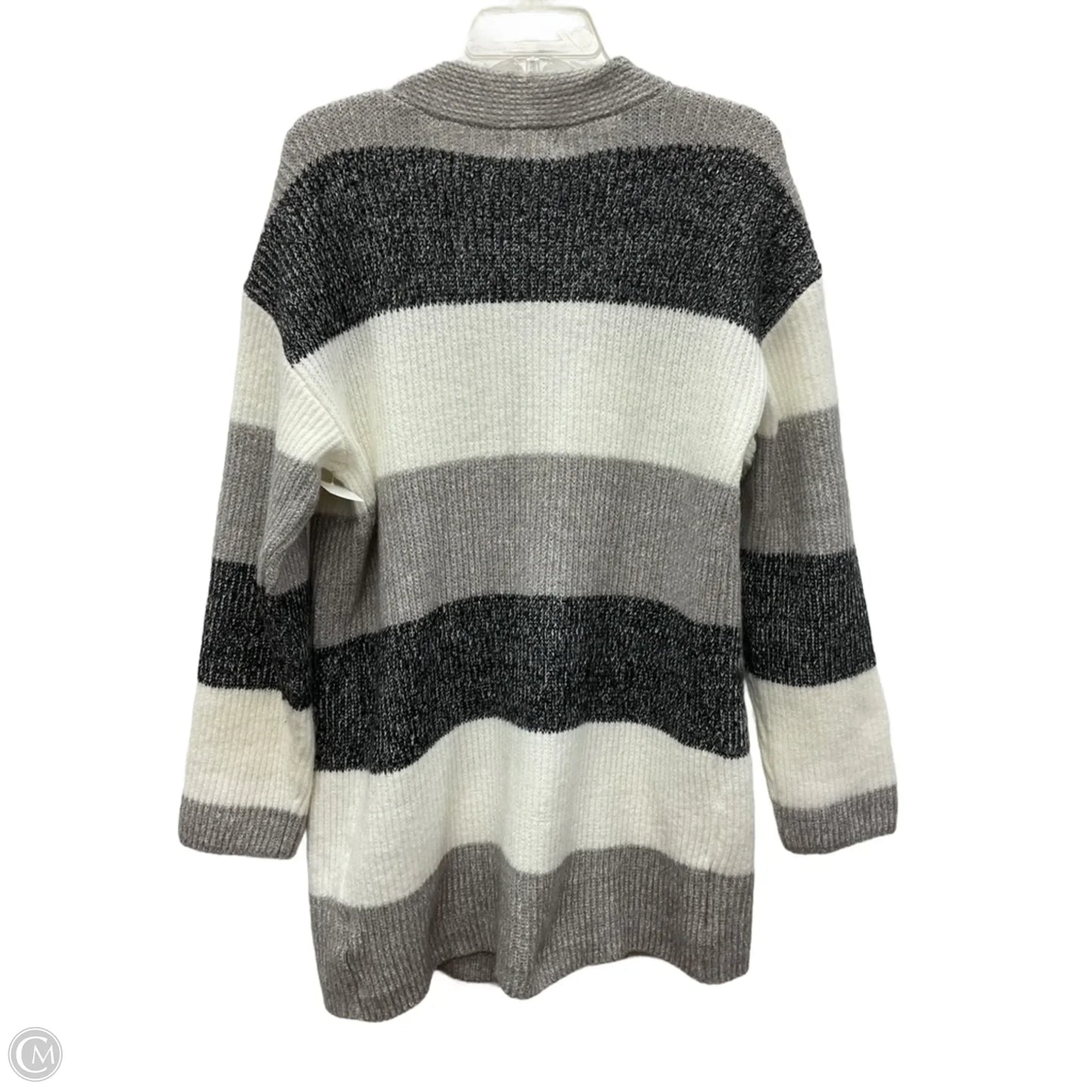 Cardigan By Nine West In Black & Grey, Size: M