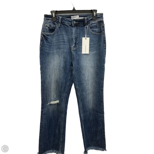 Jeans Boot Cut By Anniewear In Blue Denim, Size: M