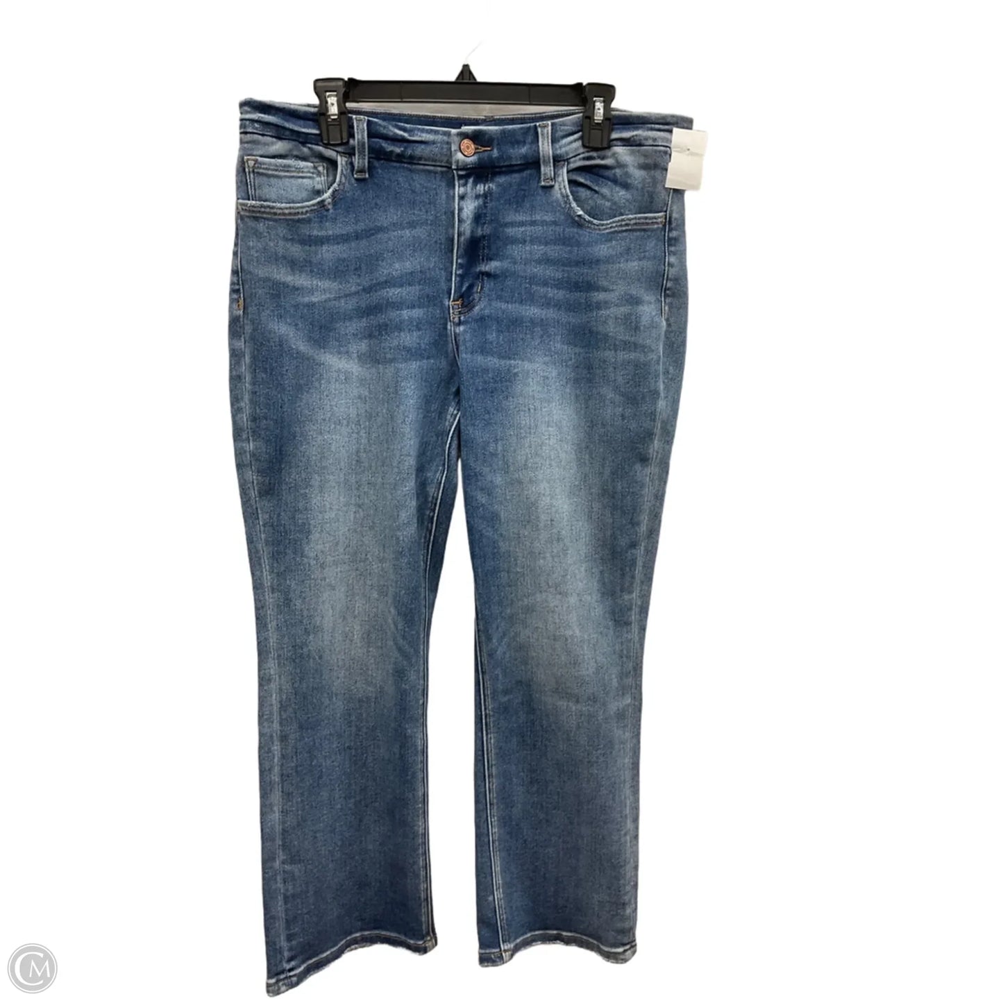 Jeans Boot Cut By Vervet In Blue Denim, Size: 14