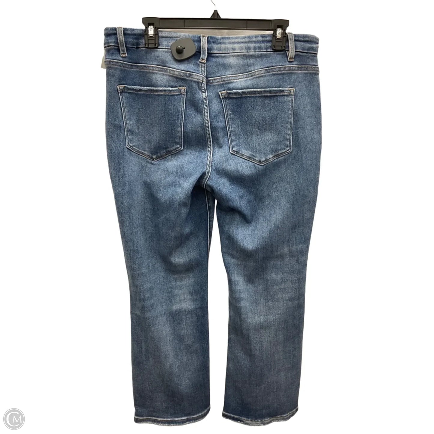 Jeans Boot Cut By Vervet In Blue Denim, Size: 14