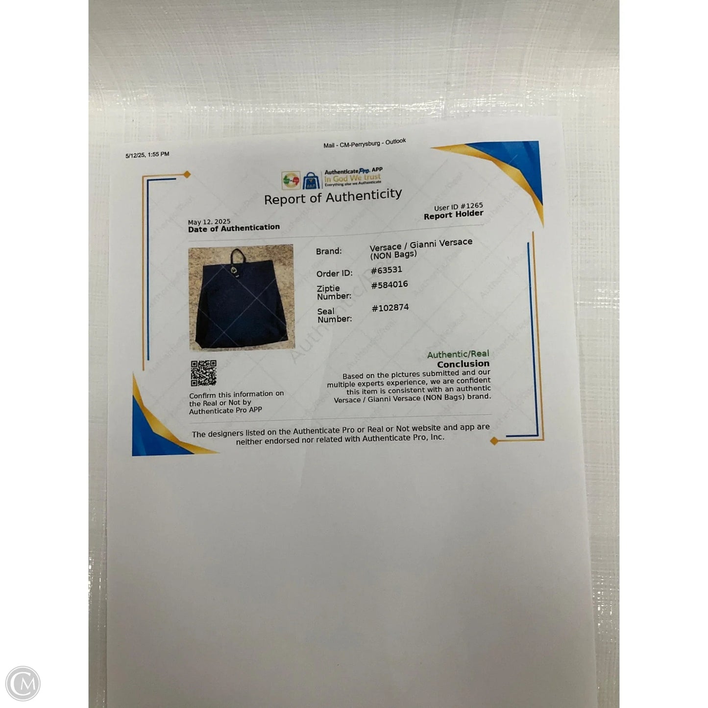 Dress Luxury Designer By Versace In Black, Size: M