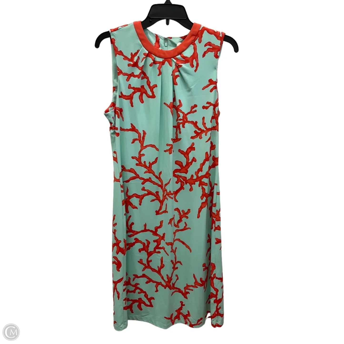 Dress Casual Short By J Mclaughlin In Blue & Red, Size: L