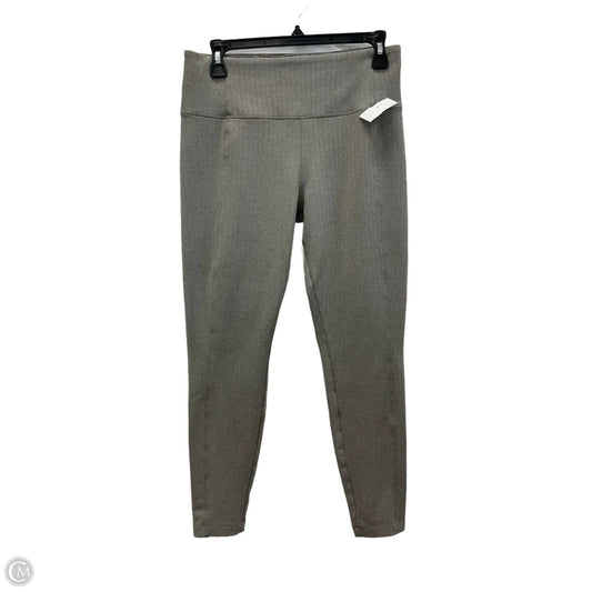 Athletic Leggings By Athleta In Taupe, Size: M