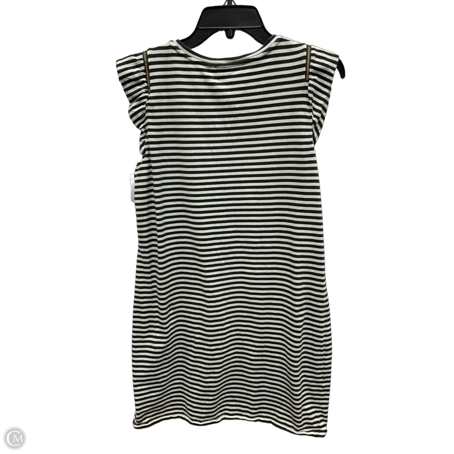 Dress Casual Short By Michael By Michael Kors In Green & White, Size: M