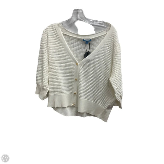 Cardigan By Draper James In White, Size: Xl