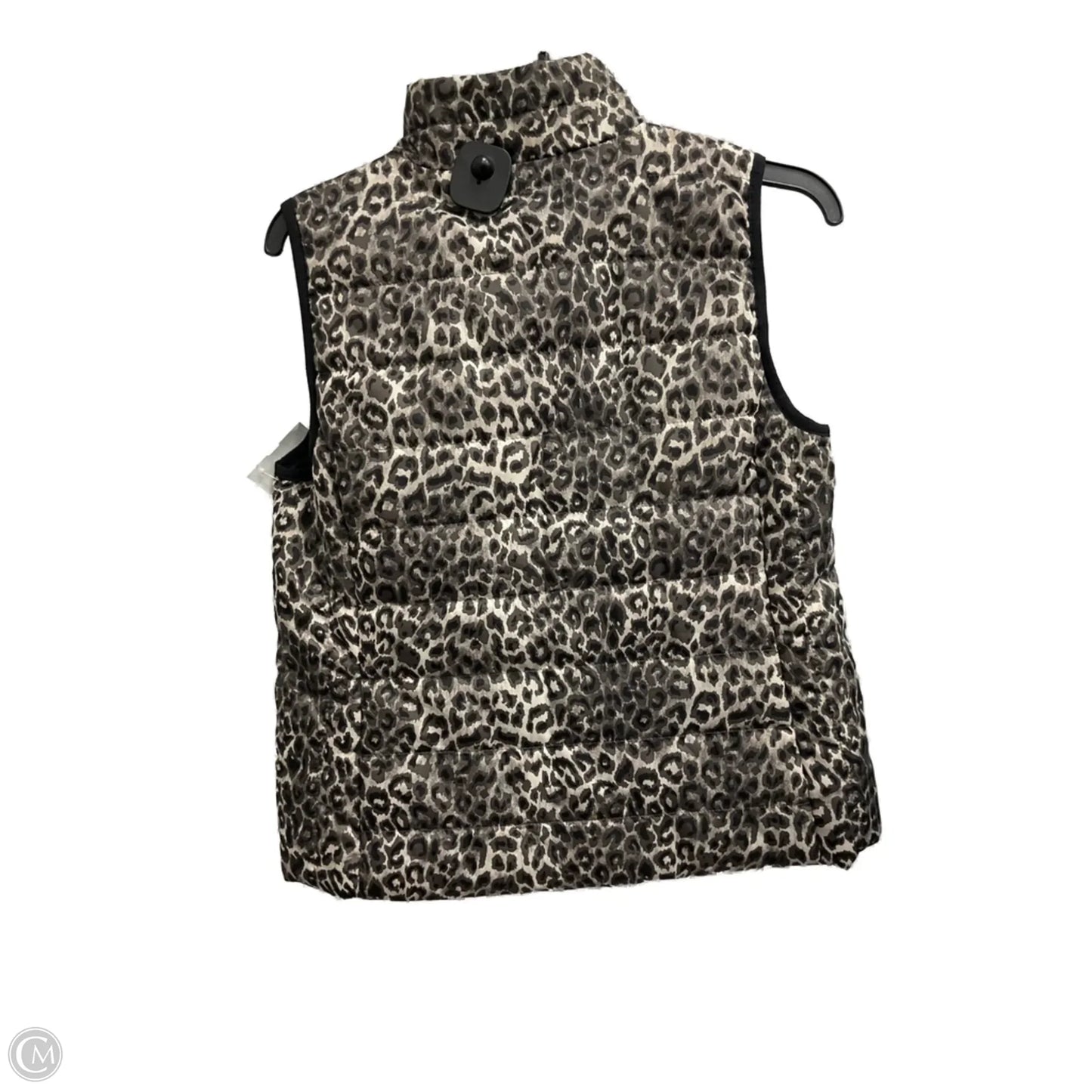 Vest Puffer & Quilted By Rafaella In Animal Print, Size: Sp