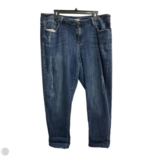 Jeans Boyfriend By Lane Bryant In Blue Denim, Size: 18