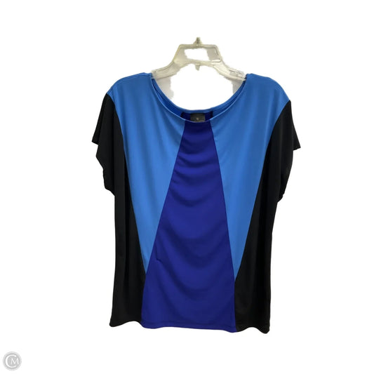 Top Short Sleeve By Worthington In Multi-colored, Size: L