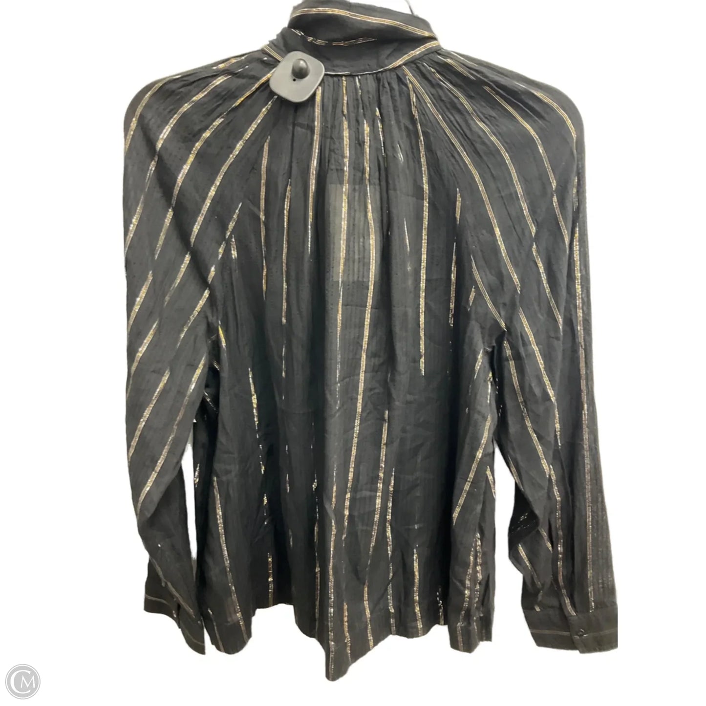Top Long Sleeve By Universal Thread In Black, Size: S