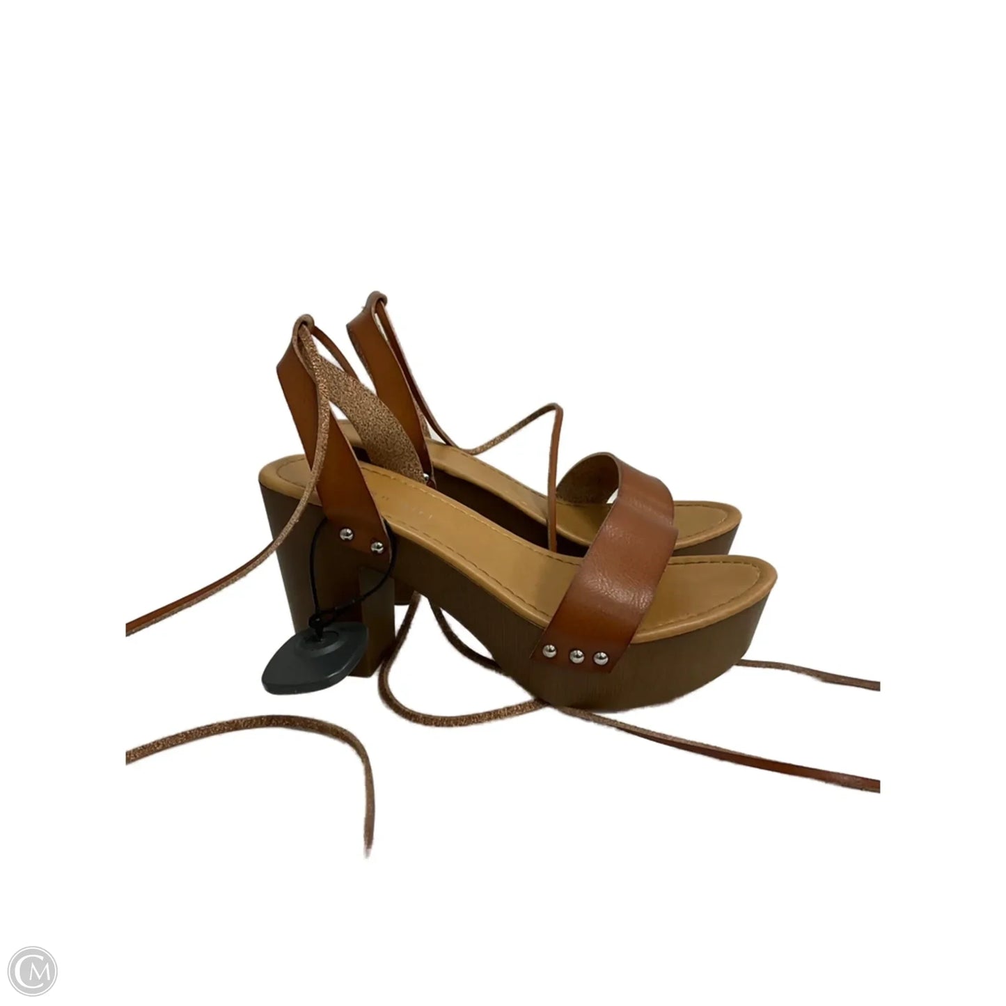 Shoes Heels Block By Madden Girl In Brown, Size: 9