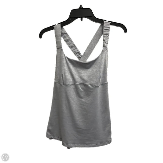 Athletic Tank Top By Lululemon In Grey, Size: S