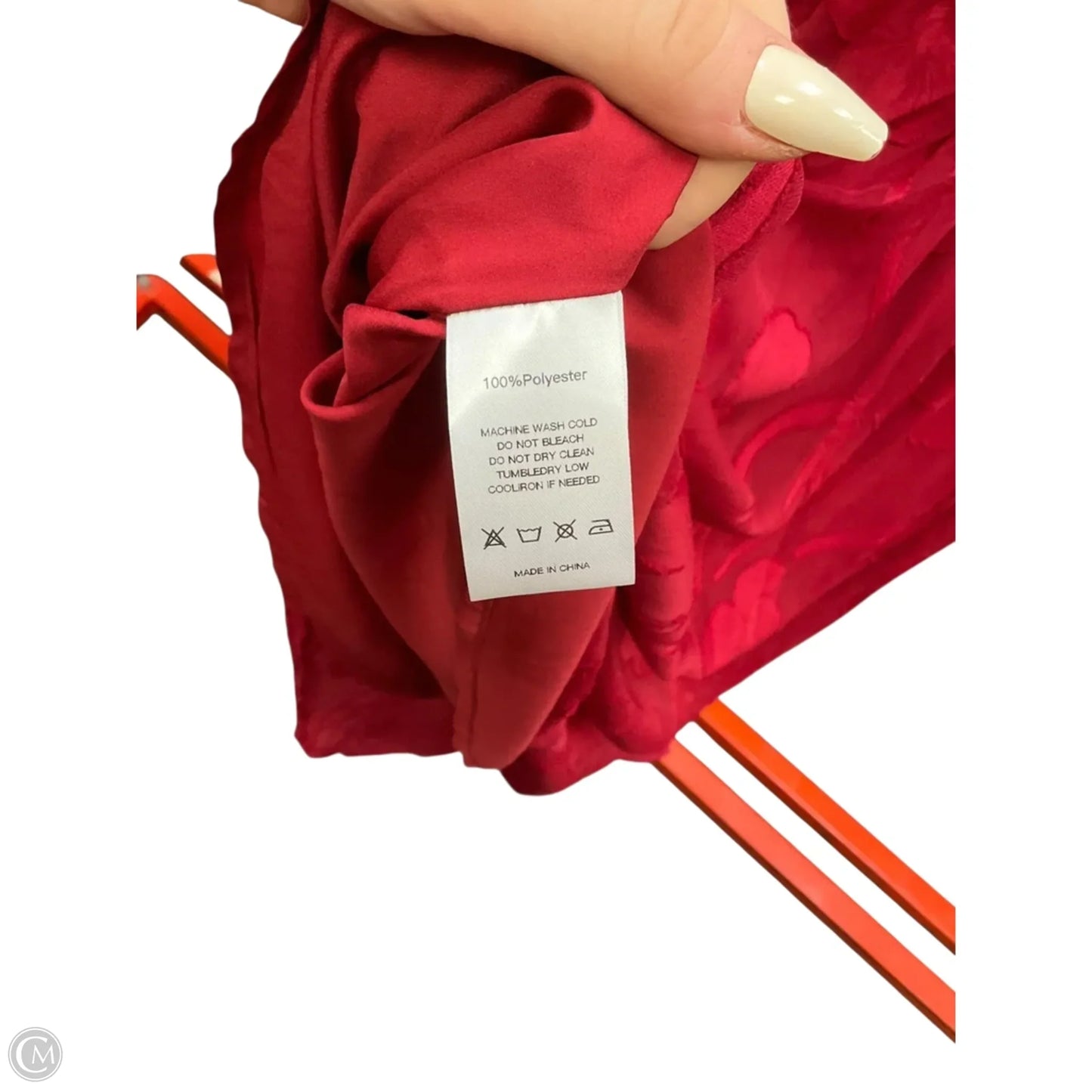 Dress Party Long By Clothes Mentor In Red, Size: L