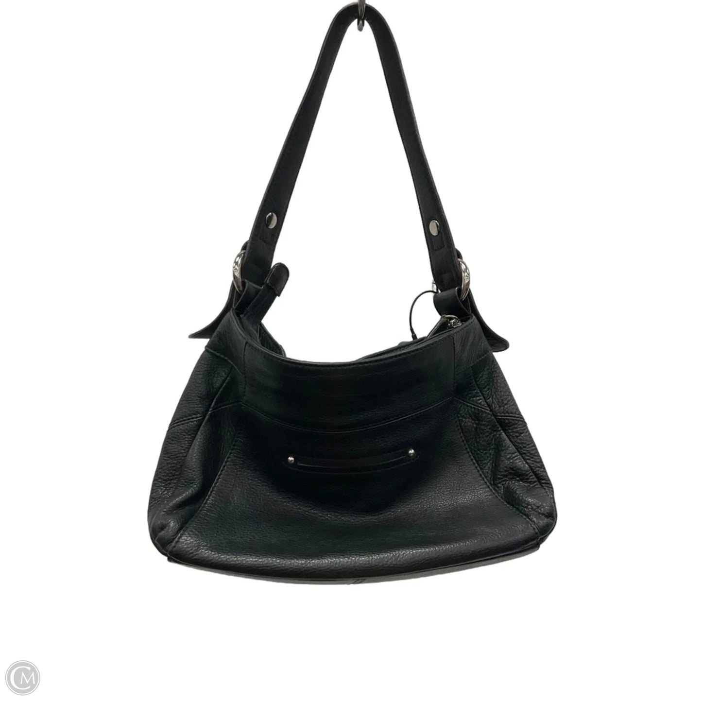 Handbag Leather By B. Makowsky, Size: Medium