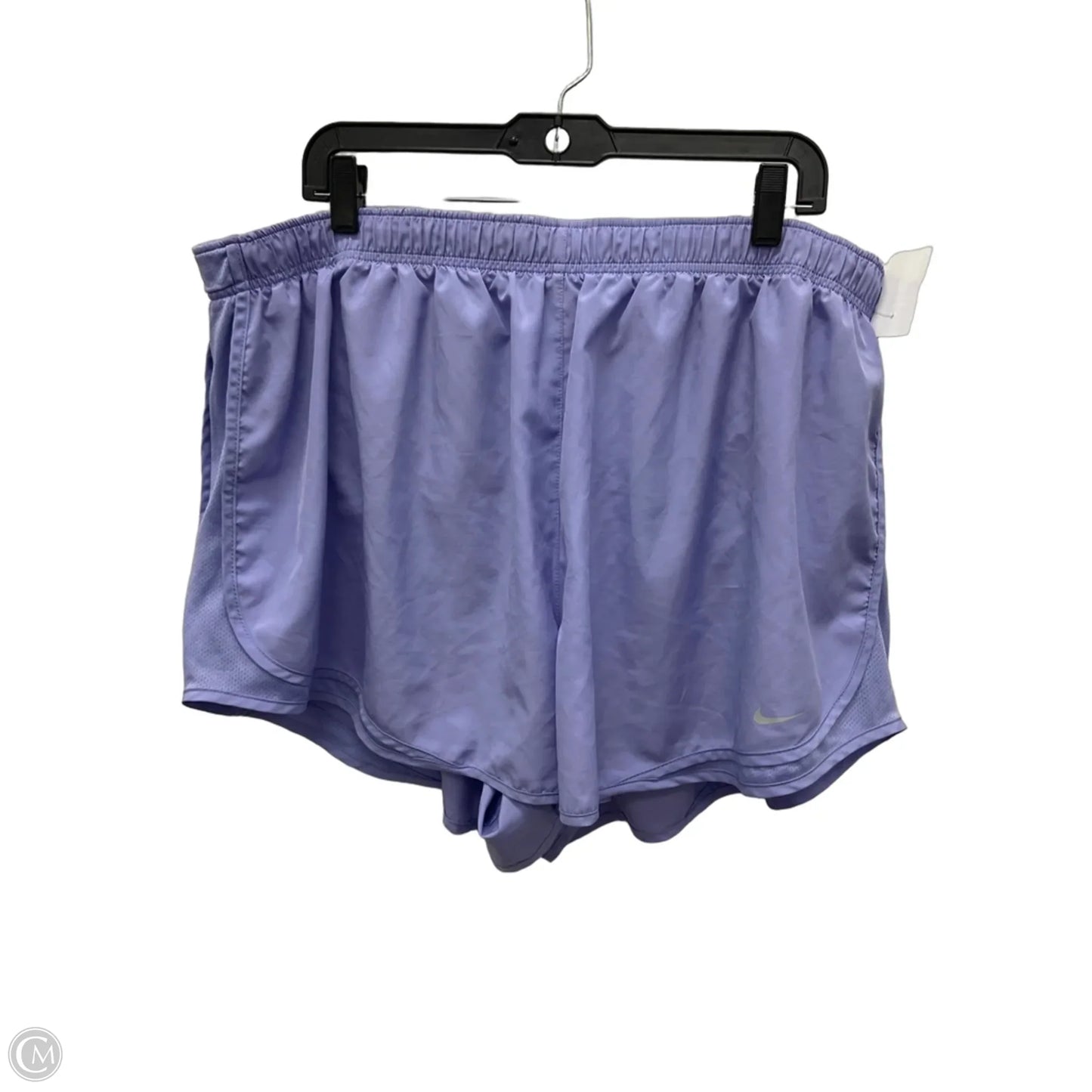 Athletic Shorts By Nike In Grey, Size: 3x