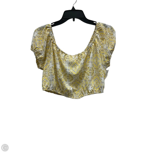 Top Short Sleeve By Sheilay In Yellow, Size: M
