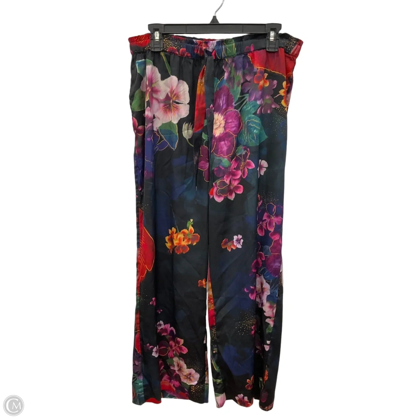 Pants Wide Leg By Soma In Floral Print, Size: L