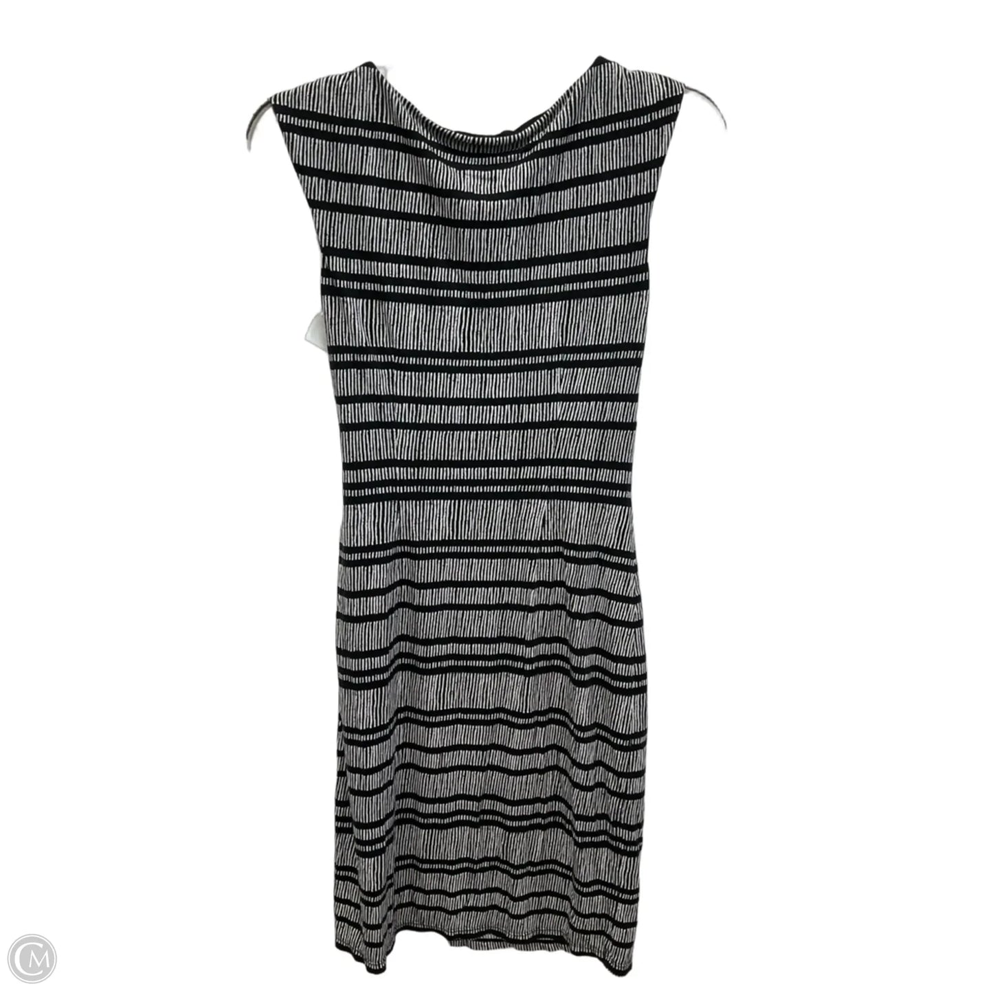 Dress Casual Midi By Loft In Striped Pattern, Size: Xsp
