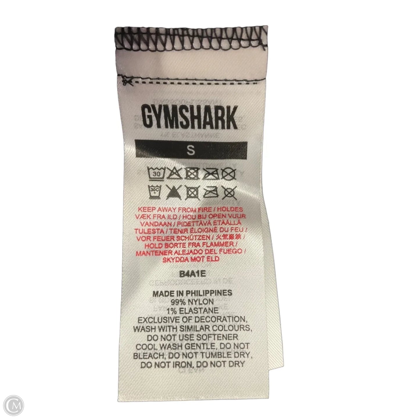 Athletic Jacket By Gym Shark In Grey, Size: S