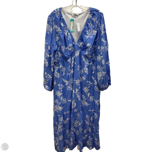 Dress Casual Maxi By Gilli In Floral Print, Size: 3x