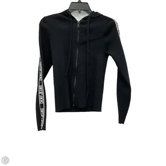 Athletic Jacket By Dkny In Black, Size: M