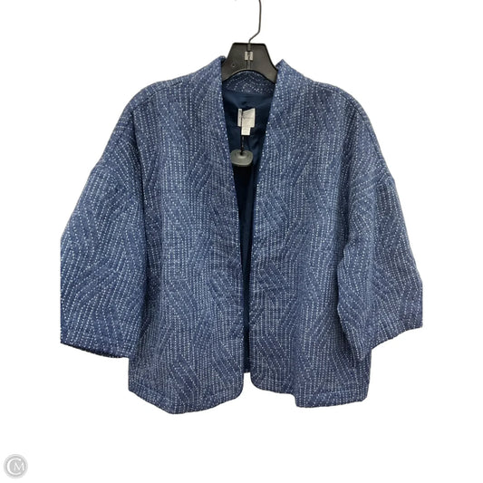 Blazer By Pure Jill In Blue, Size: Lp