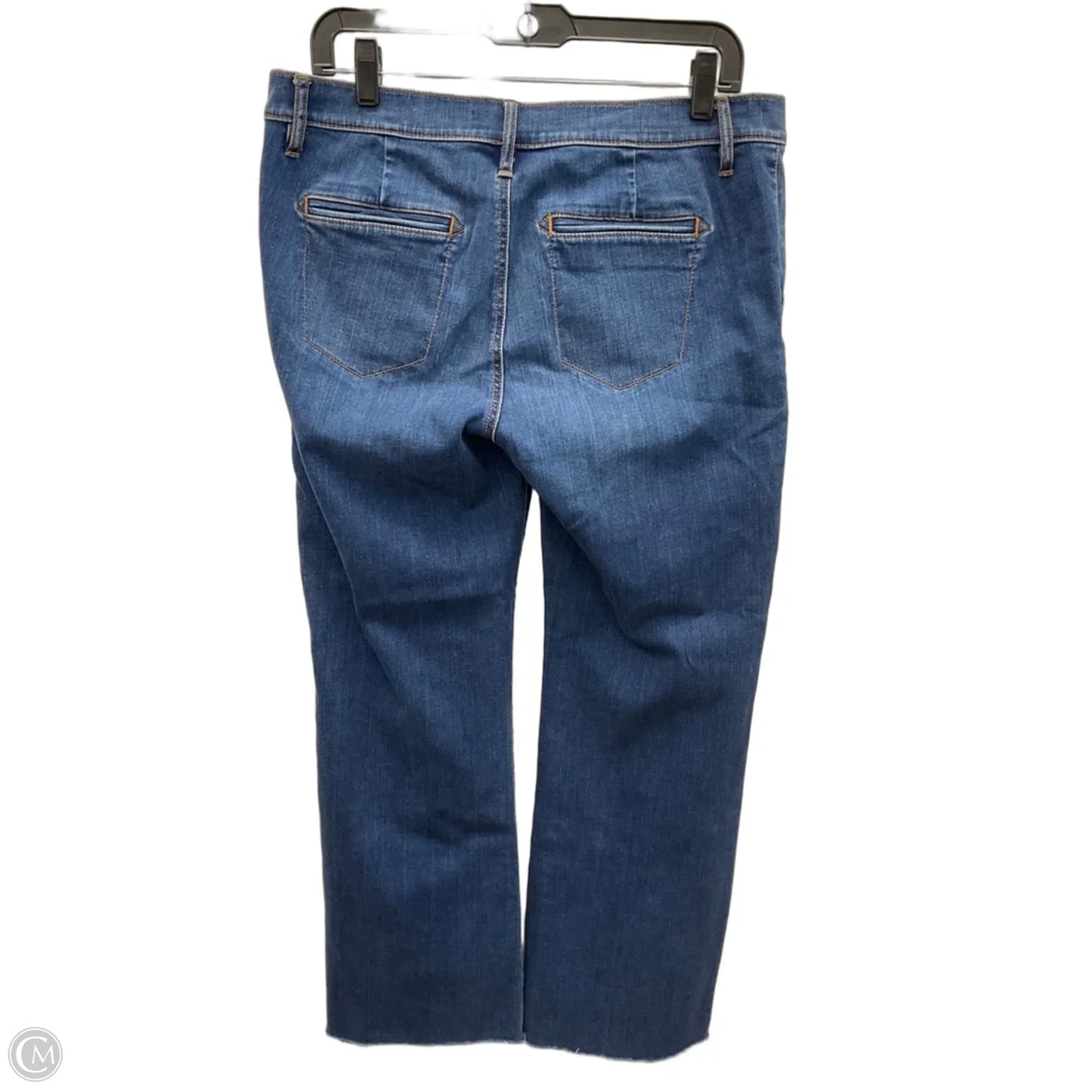 Jeans Wide Leg By Loft In Blue Denim, Size: 10
