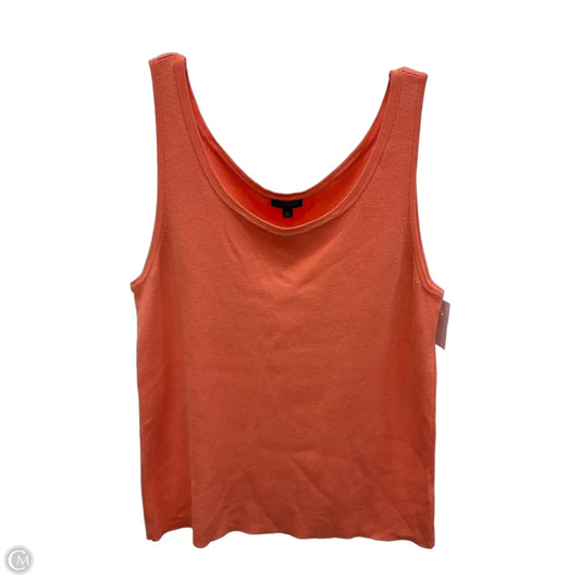 Tank Top By Talbots In Orange, Size: Lp