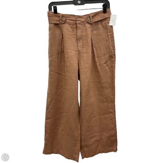 Pants Linen By Nicole Miller In Brown, Size: 6