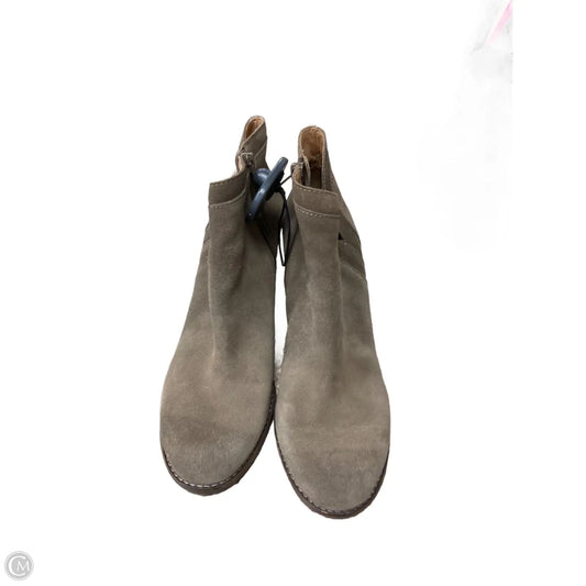 Boots Ankle Heels By Lucky Brand In Green, Size: 9