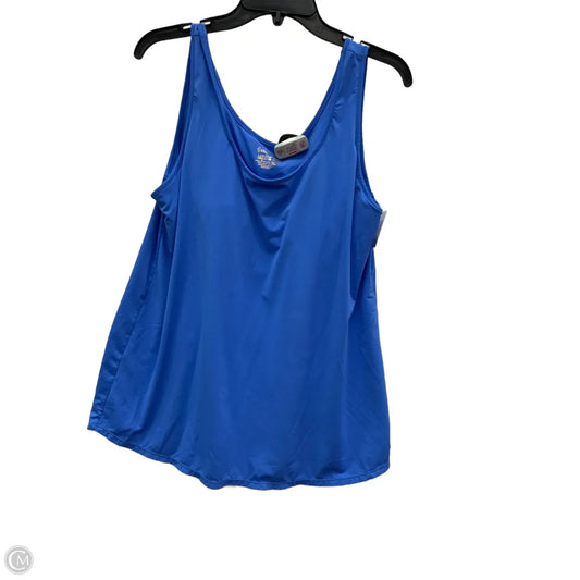 Top Sleeveless Designer By Lilly Pulitzer In Blue, Size: Xl
