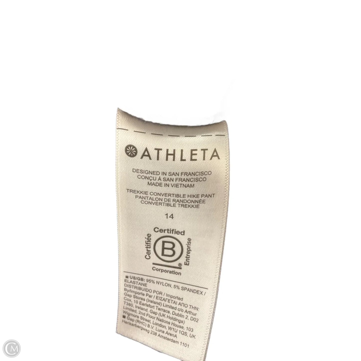 Athletic Pants By Athleta In Black, Size: 14