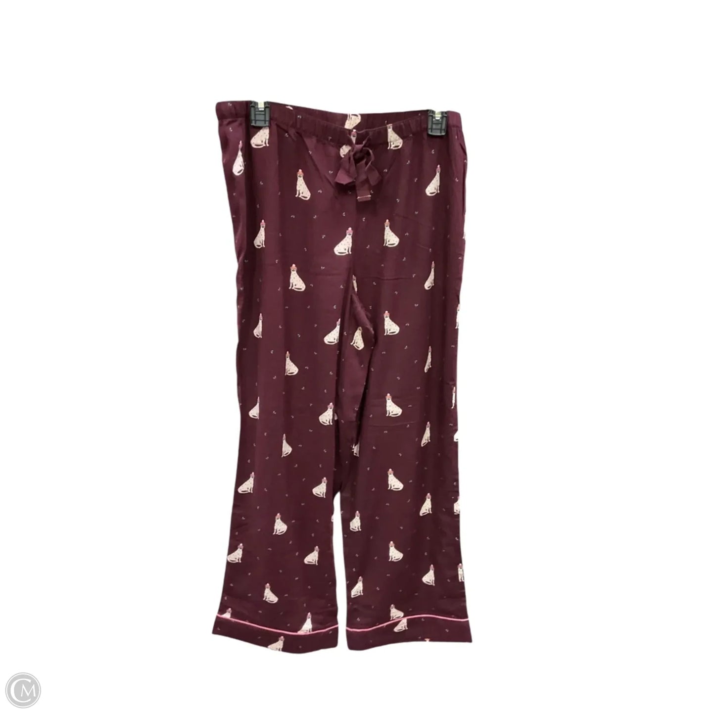 Pajama Pants By Loft In Maroon, Size: M