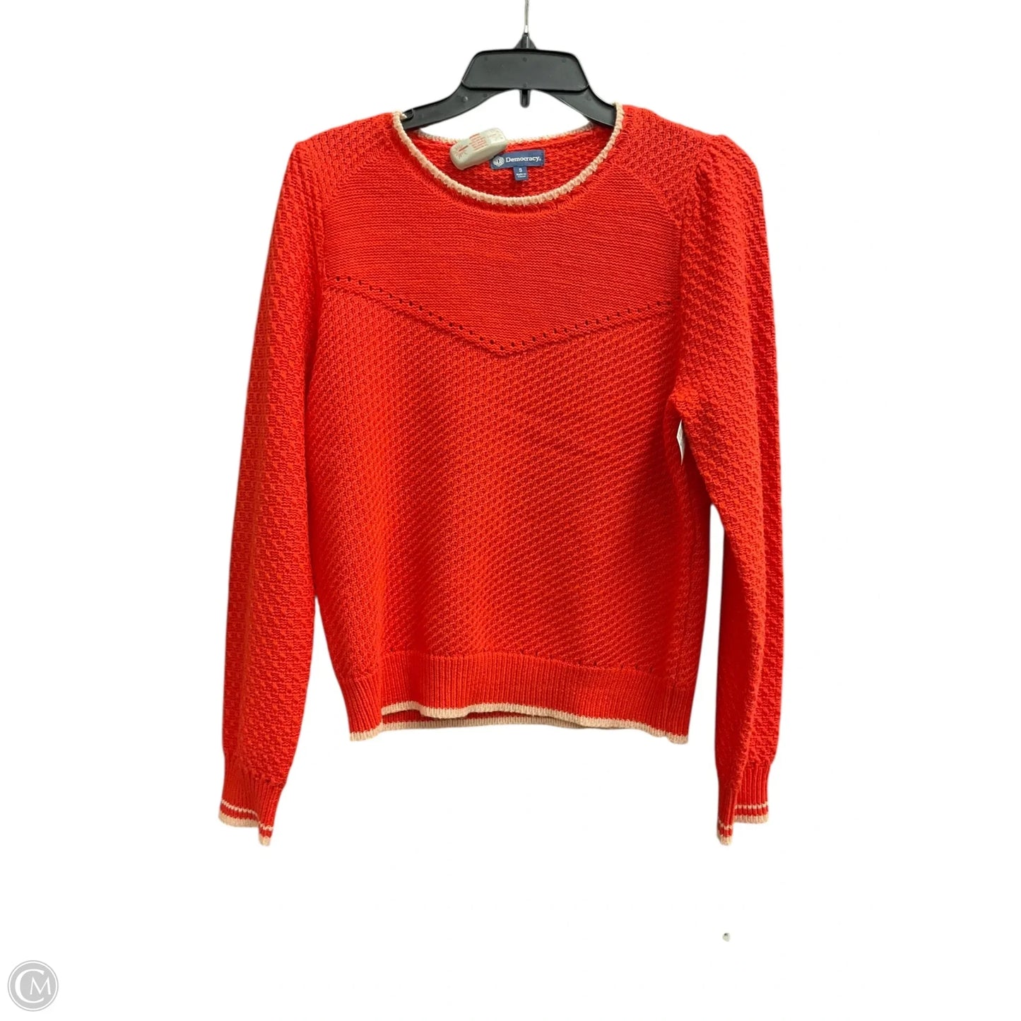 Sweater By Democracy In Orange, Size: S
